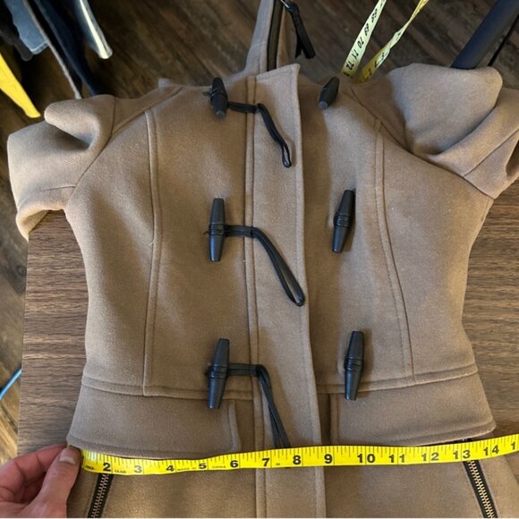 Mackage Zandra Wool & Cashmere Hooded Duffel Coat Camel   XXS   EUC - Picture 12 of 14